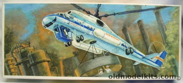 KVZ 1/100 Mil Mi-10K Aeroflot plastic model kit